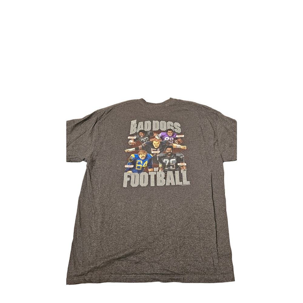 Big Dogs Gray TShirt XL BAD DOGS‎ OF FOOTBALL Greene Page Tatum Butkus Reynolds
